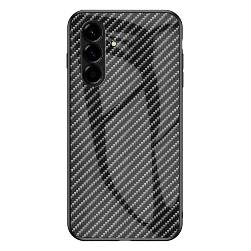 Hülle Samsung Galaxy A27 5G gehärtetes Glas Kohlefaser