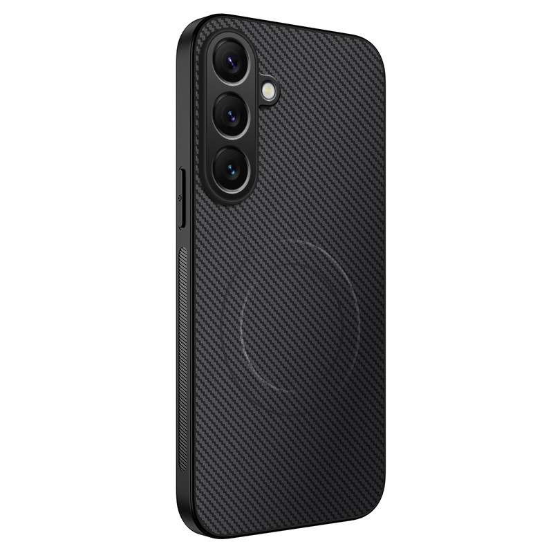 Hülle Samsung Galaxy A27 5G Magnetisch Kohlefaser