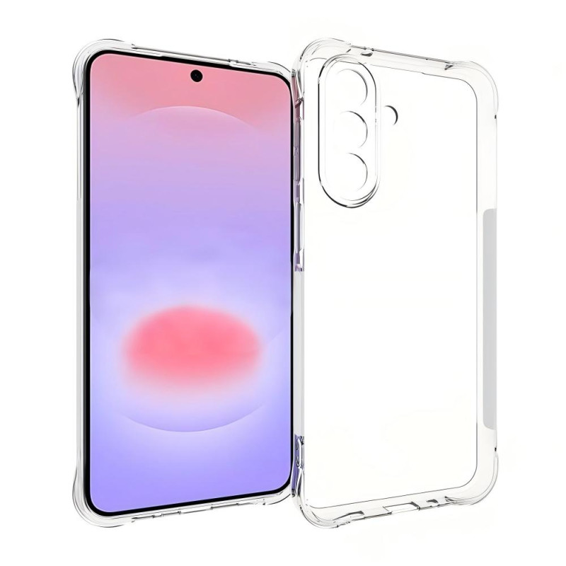 Samsung Galaxy A27 5G Transparent Verstärktes Cover mit Displayschutzfolie