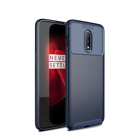 OnePlus 7 Flexible Hülle Texture Kohlefaser