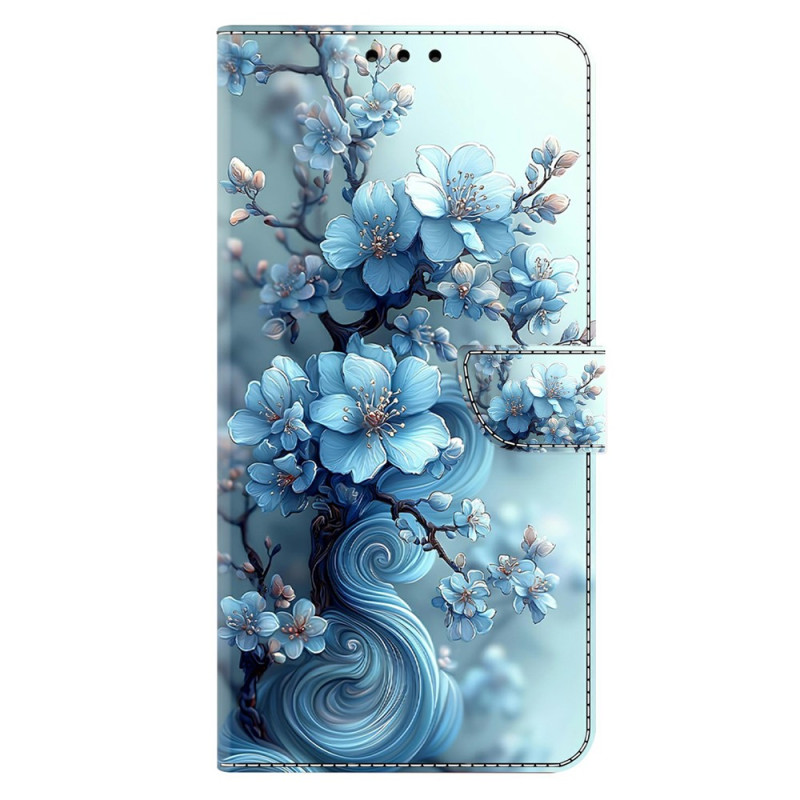Hülle Samsung Galaxy A27 5G Blume Eisblau