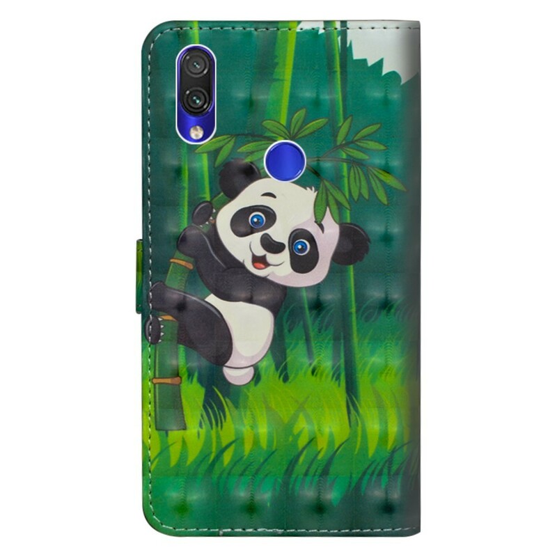 Xiaomi Redmi Note 7 Hülle Panda und Bambus