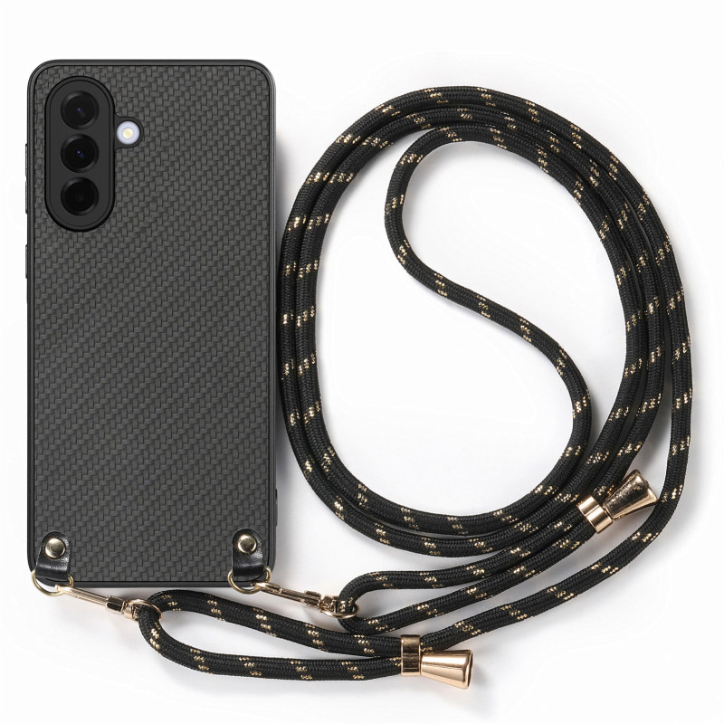 Kordelzughülle Samsung Galaxy A27 5G Kohlefaser Design