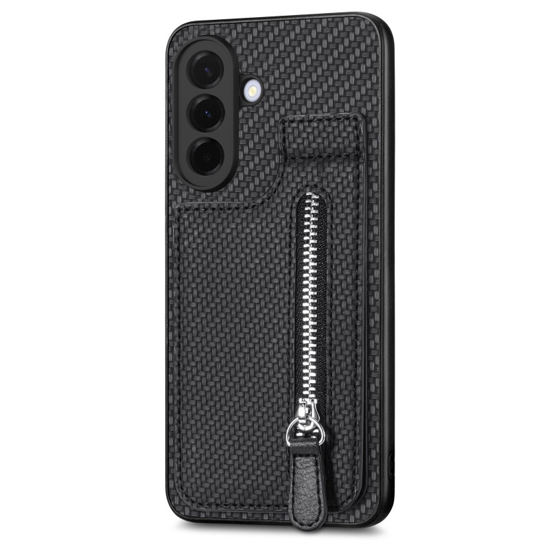 Samsung Galaxy A27 5G Wallet Cover Style Carbon