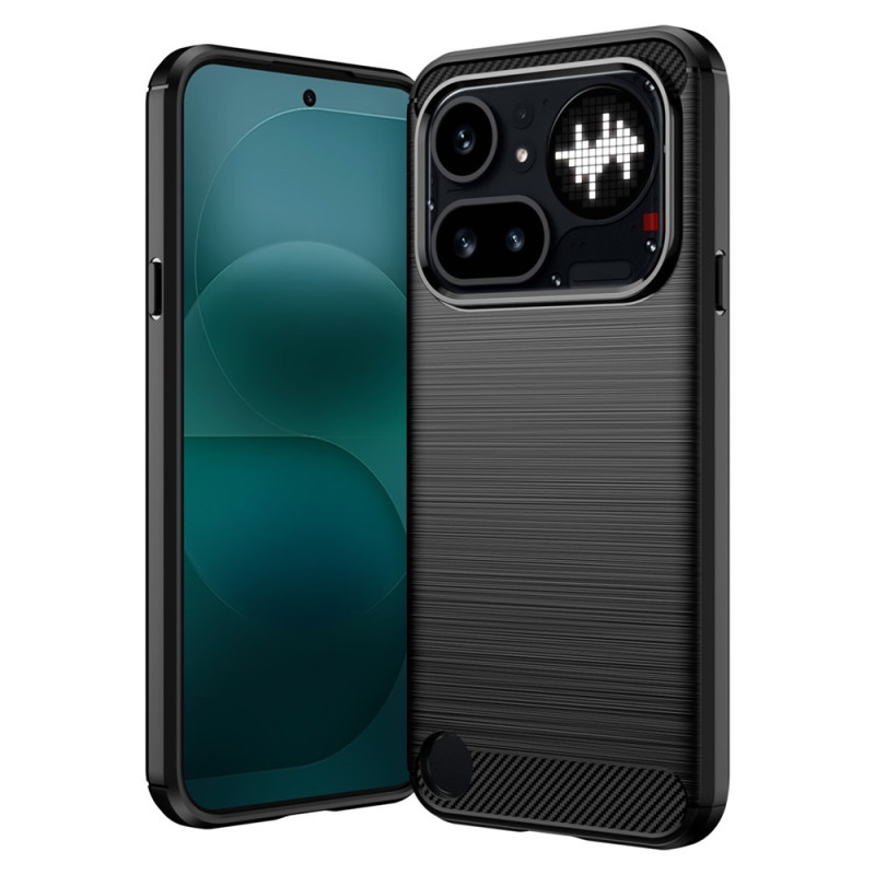 Nothing Phone Hülle (4a) Pro Kohlefaser Gebürstet