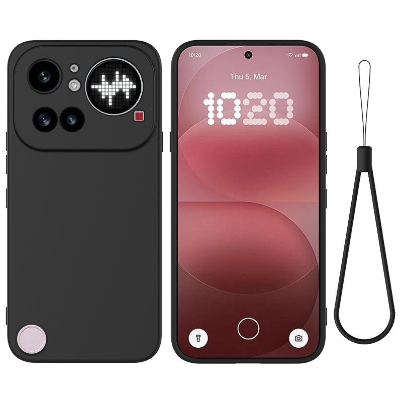 Nothing Phone (4a) Pro Silikonhülle mit Riemen