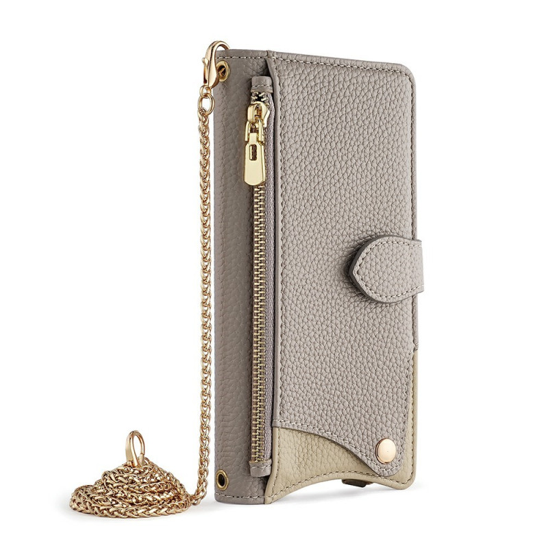 Xiaomi Redmi A7 Pro Zweifarbige Tasche mit Kette