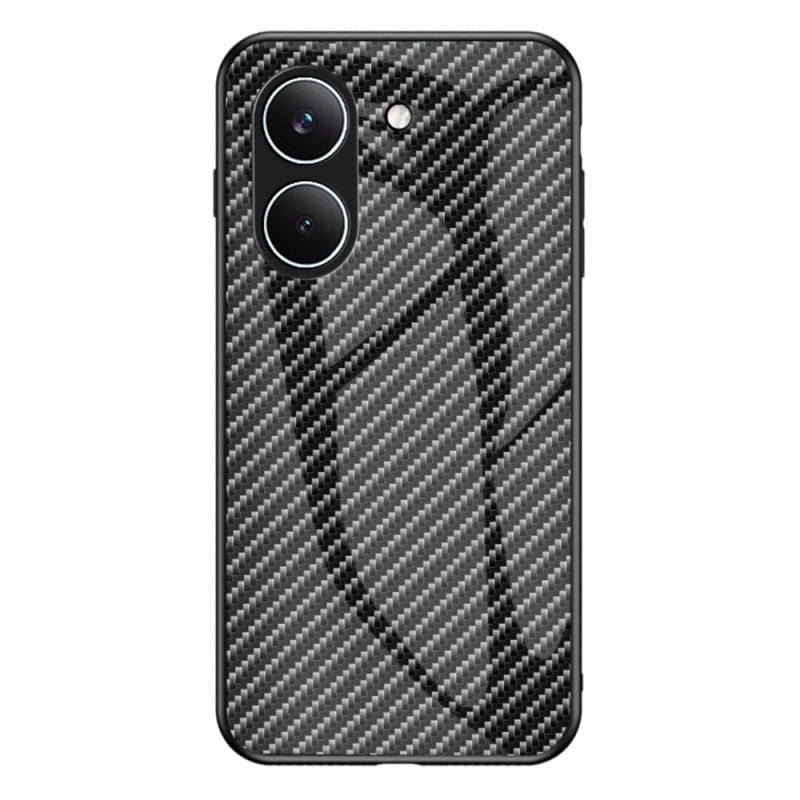 Hülle Poco X8 Pro 5G Gehärtetes Glas Gesign Kohlefaser