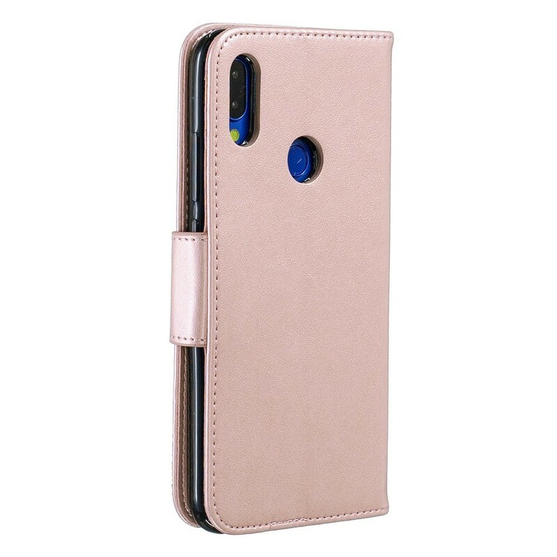 Xiaomi Redmi Note 7 Tasche Bedruckte Schmetterlinge mit Riemen Xiaomi Redmi Note 7 Tasche Bedruckte Schmetterlinge mit Riemen