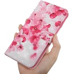 Xiaomi Redmi Note 7 Hülle Rosa Blumen