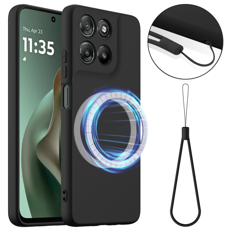 Magnetisches Moto G67 Power / G57 Power Cover mit Riemen