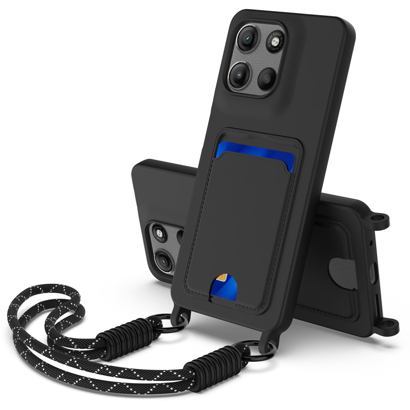 Kordelzughülle Moto G67 Power / G57 Power Kartenhalter