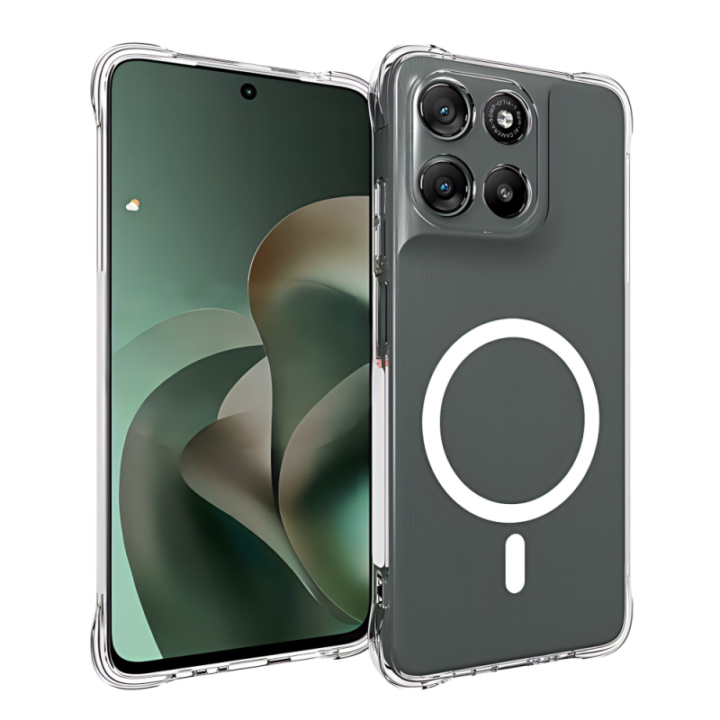 Moto G67 Power Magnetic Cover Transparent
