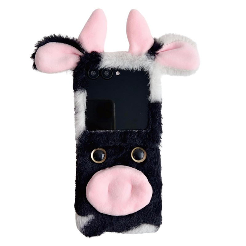 Motorola Razr 70 / 60 / 50 Cover Plüsch Kuh