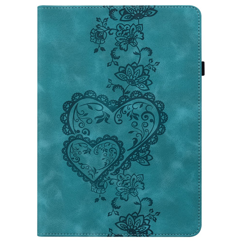 iPad Air 13 (2026) (2025) (2024) Herz-Tasche mit Elastikband