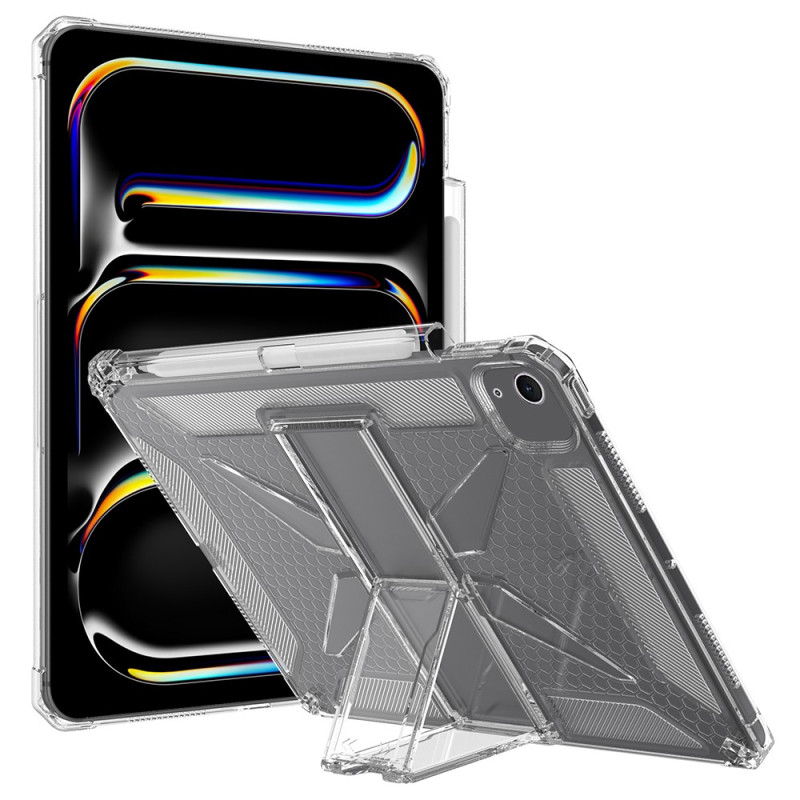 iPad Air 13 (2026) (2025) (2024) Cover Transparent mit Ständer