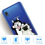 Samsung Galaxy A10 Cover Lustige Hunde