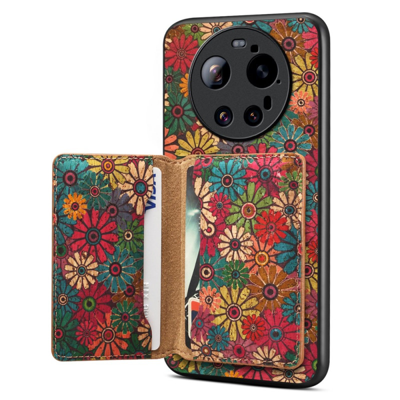 Hülle Xiaomi 17 Ultra Kartenhalter Floral