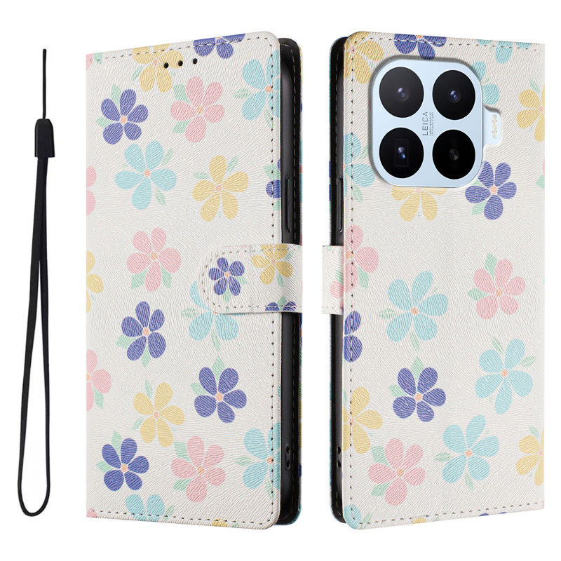 Xiaomi 17T Pro Hülle Bunte Blumen