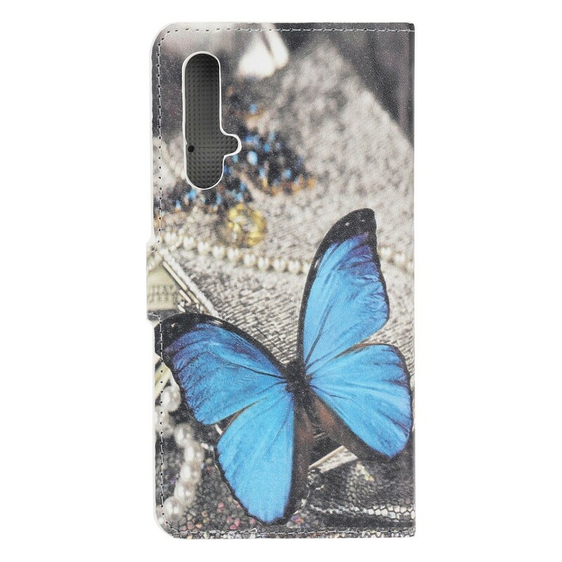Honor 20 Schmetterling Hülle Blau