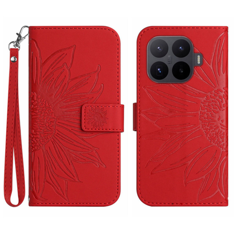 Hülle Xiaomi 17T Abdruck Sonnenblume mit Riemen