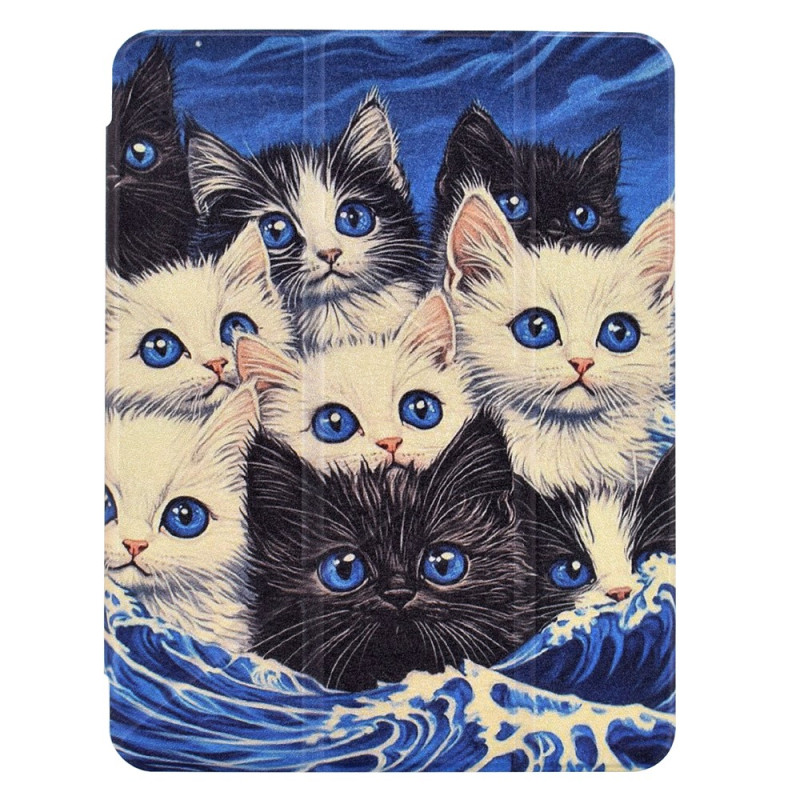 Smart Case iPad Air 11 / Pro 11 / Air Origami Design Katzen
