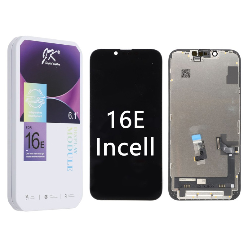 JK In-Cell Grade C LCD-Bildschirm mit Touchscreen-Glas für iPhone 16e
