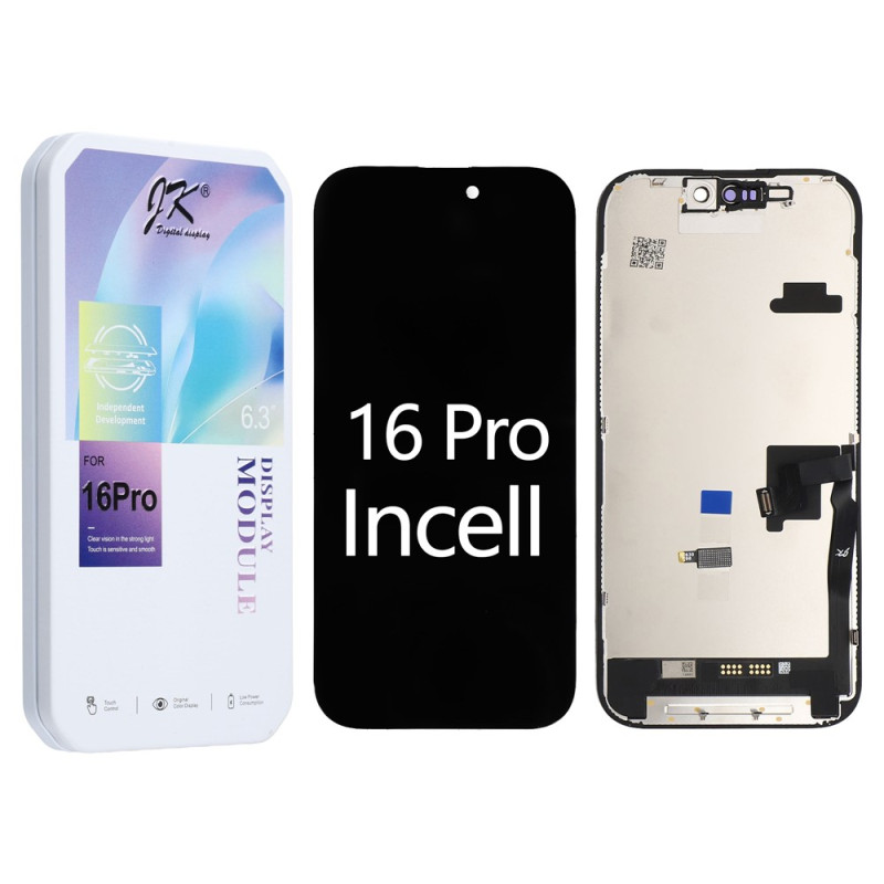 JK In-Cell Grade C LCD-Bildschirm mit Touchscreen-Glas für iPhone 16 Pro