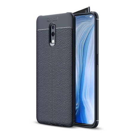 Oppo Reno Cover Lederoptik LItchi