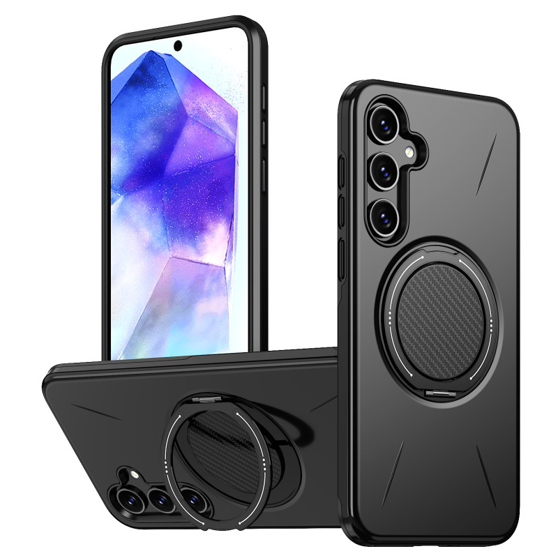 Samsung Galaxy A17 4G / 5G Magnetisches Anti-Schock Cover mit 360° drehbarer Halterung
