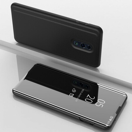 View Cover Oppo Reno Spiegel und Kunstleder