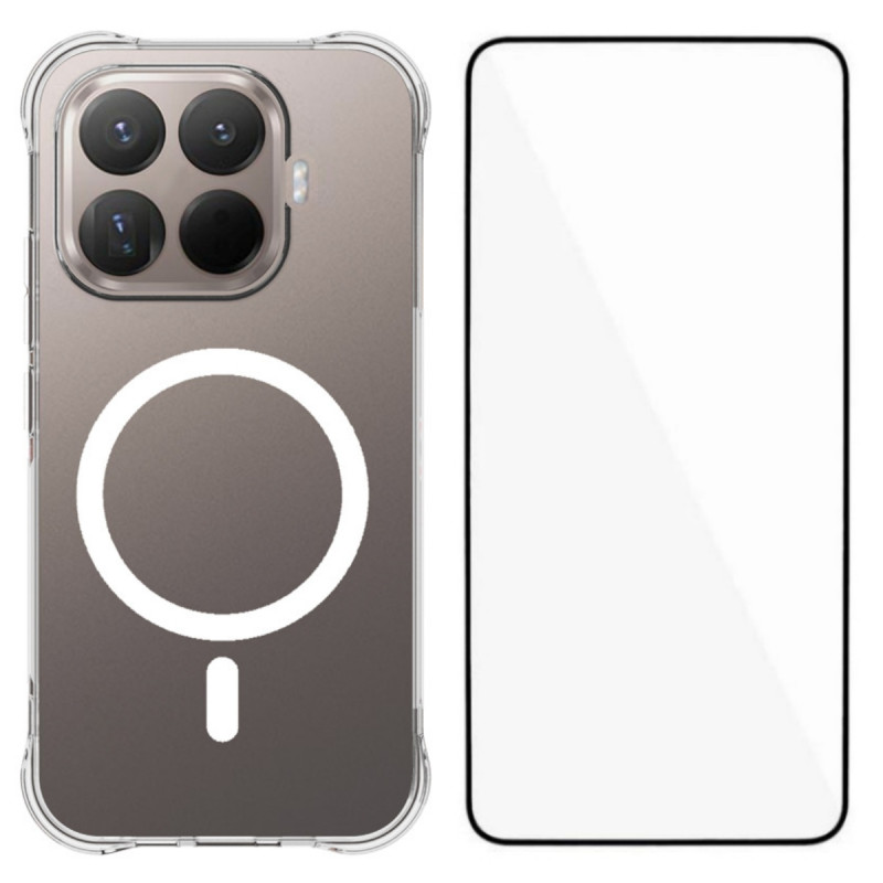 Transparentes magnetisches Xiaomi 17T Pro Cover mit Bildschirmschutz