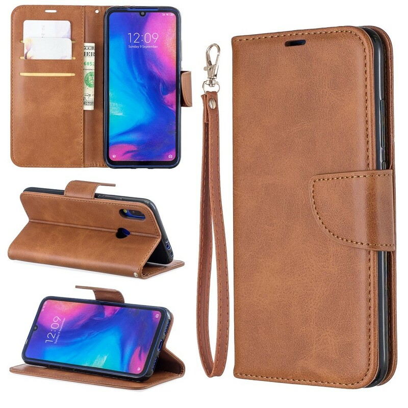 Xiaomi Redmi Note 7 Hülle Glatte Schräge Klappe