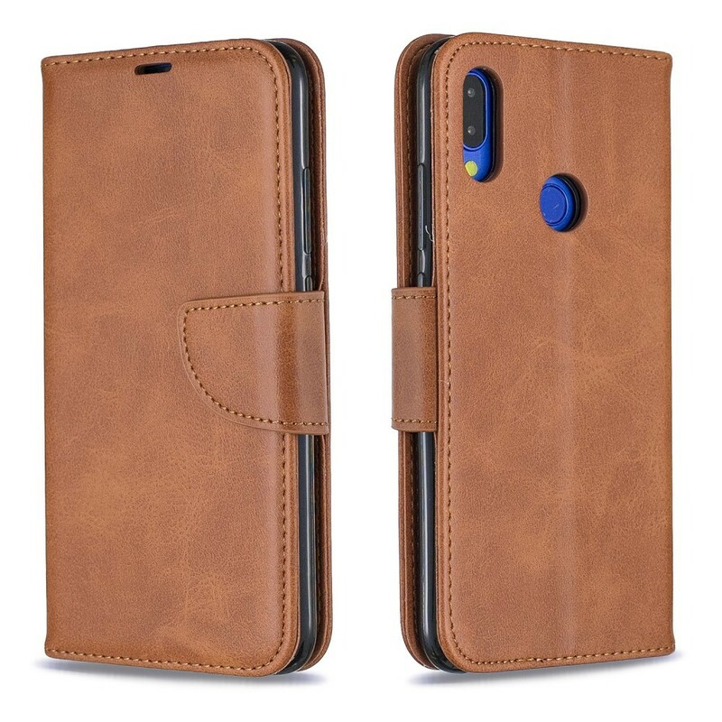Xiaomi Redmi Note 7 Hülle Glatte Schräge Klappe