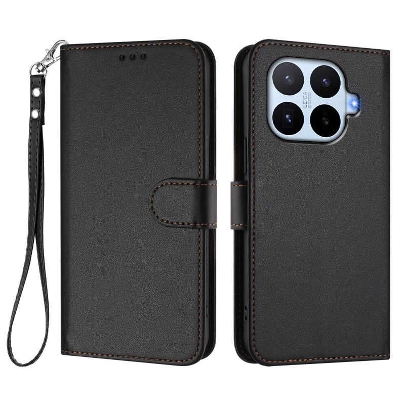 Tasche Xiaomi 17T Pro Kunstleder uni mit Riemen