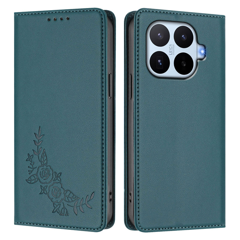 Flip Cover Xiaomi 17T Pro Pfingstrosen (RFID-Sperre)