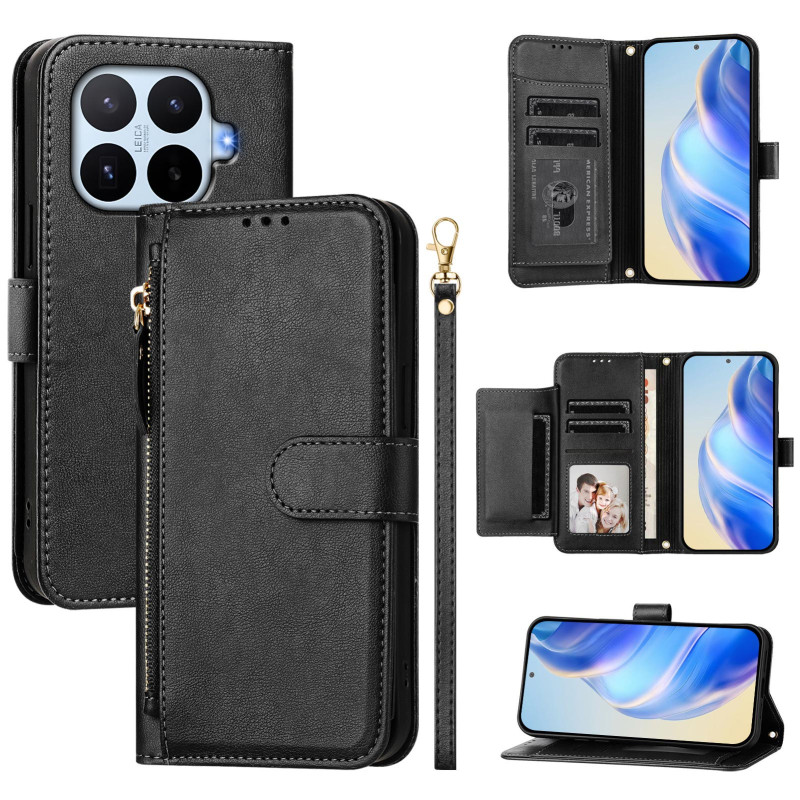Xiaomi 17T Pro Tasche Brieftasche mit Riemen