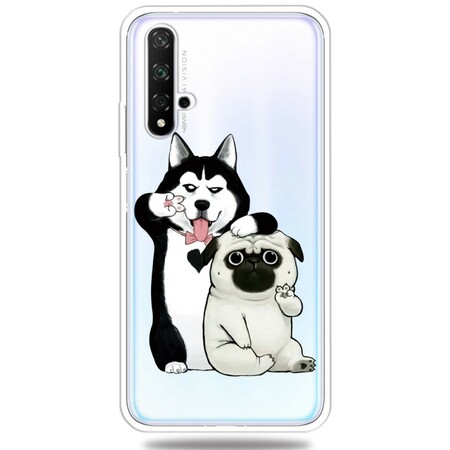 Honor 20 Cover Lustige Hunde