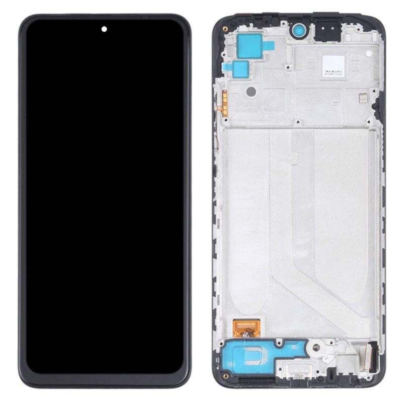 AMOLED-Display in OEM-Qualität S mit Rahmen für Xiaomi Redmi Note 10 4G / Note 10S / Poco M5s