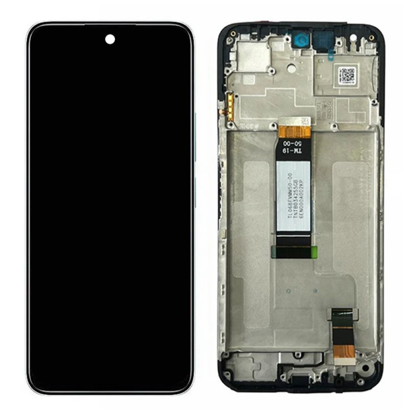 IPS-LCD-Display in OEM-Qualität der Klasse S mit Rahmen für Xiaomi Redmi 13 4G / 5G