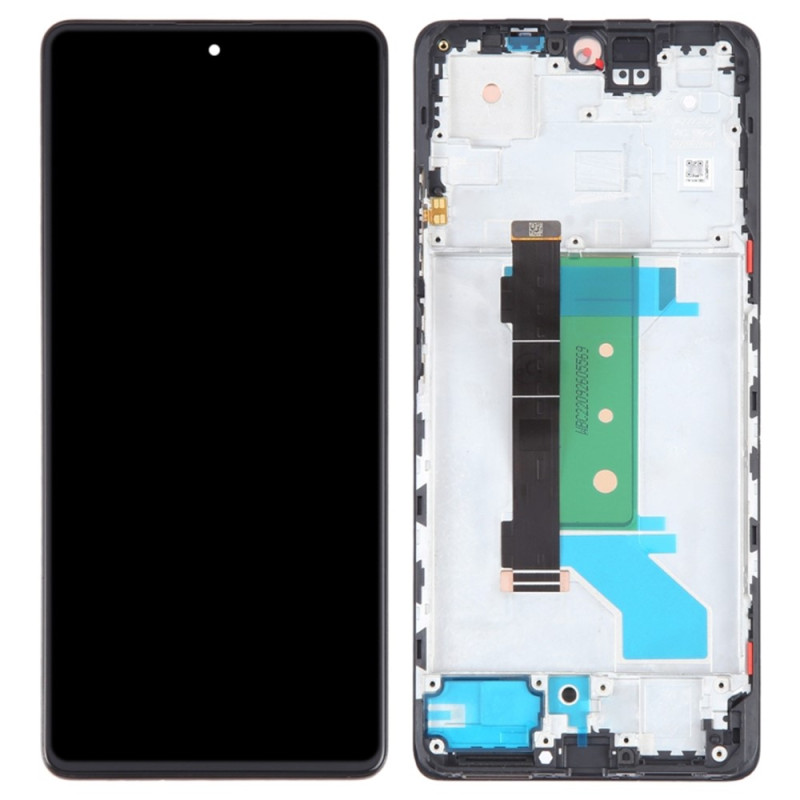 AMOLED-Display in OEM-Qualität S mit Rahmen für das Xiaomi Redmi Note 12 Pro+ 5G
