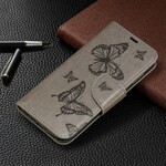 Huawei P30 LIte Schmetterlinge und Oblique Klappe Tasche