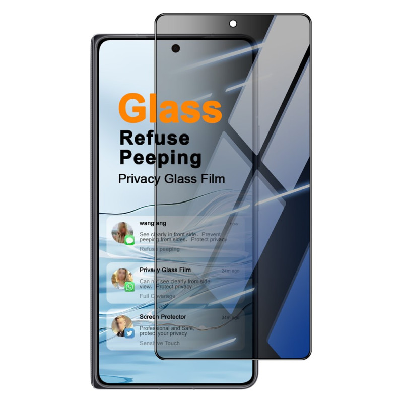 Spionageschutz aus gehärtetem Glas für das Display des Honor Magic V6