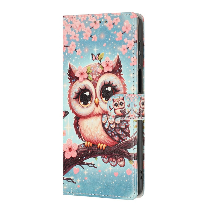 Xiaomi 17T Pro Hülle mit Sakura-Eulen-Motiv