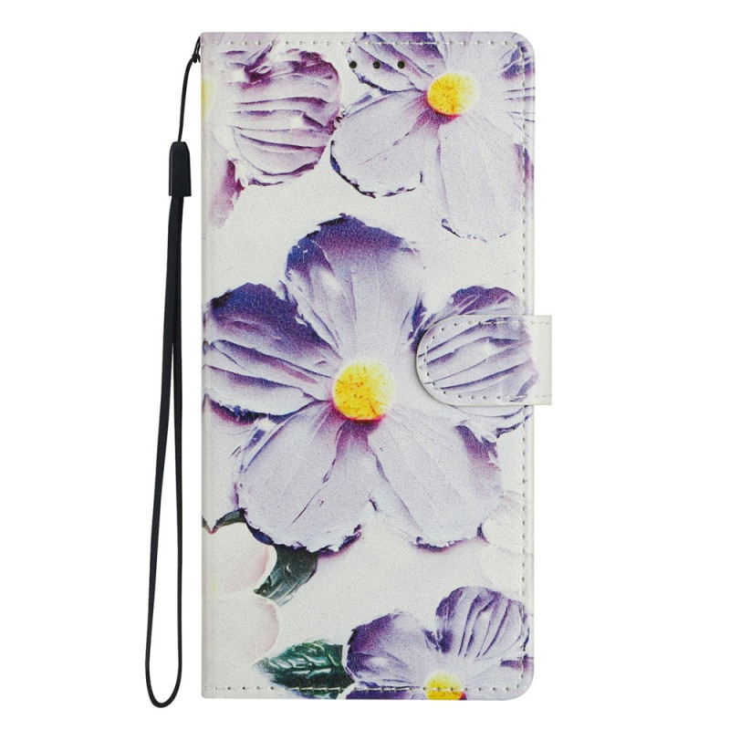 Xiaomi 17T Pro Hülle mit violetten Blumen