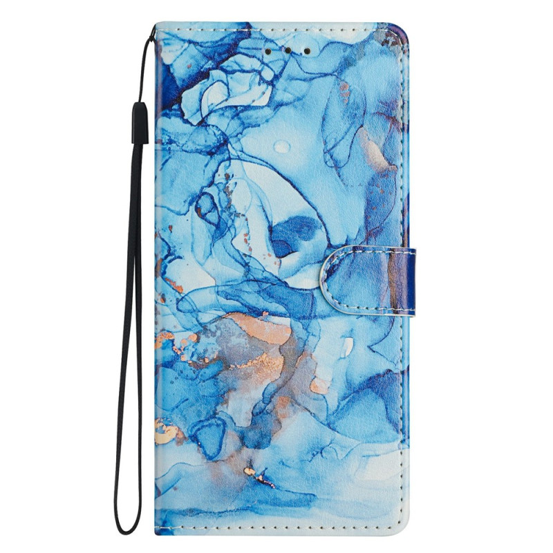 Xiaomi 17T Pro Hülle mit blauem Marmormuster