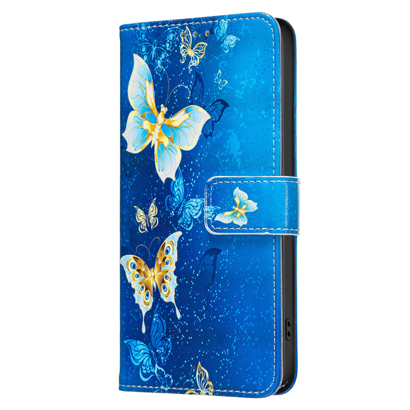 Xiaomi 17T-Hülle „Goldene Schmetterlinge“