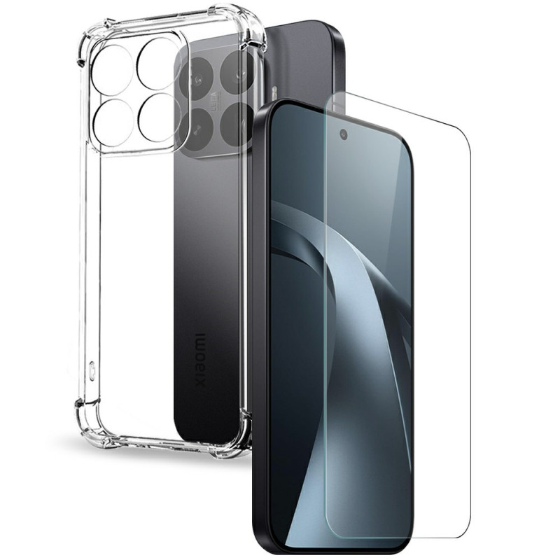 Transparente Hülle für das Xiaomi 17T mit Displayschutzfolie