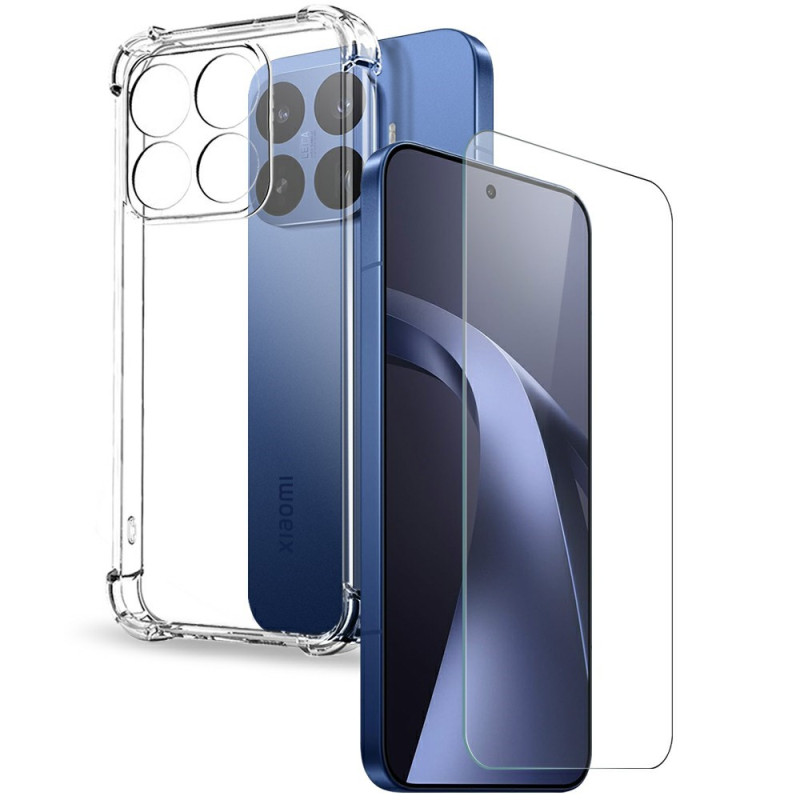 Transparente Hülle für das Xiaomi 17T Pro mit Displayschutzfolie