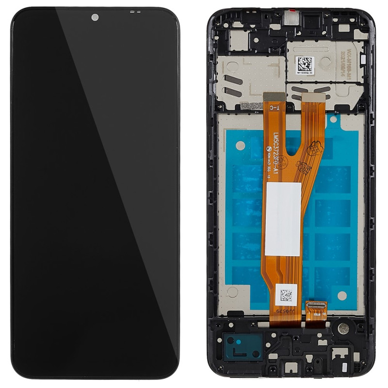 OLED-Display der Klasse C mit Rahmen für das Samsung Galaxy A22 4G